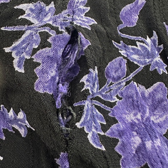 Vintage April‎ Cornell Floral Maxi Skirt Dark Fairy Whimsigoth Romantic M - Picture 10 of 10